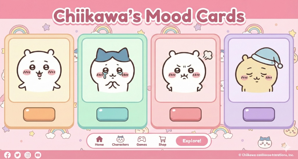 Chiikawa Mood Cards